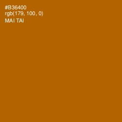 #B36400 - Mai Tai Color Image